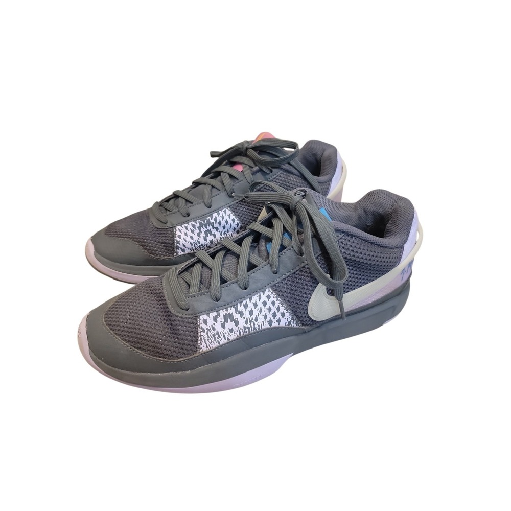 Nike Ja 1 Personal Touch Mens size 12 Iron Grey Glow Light Photo Blue FQ4796 001